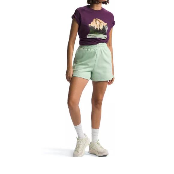 The North Face Women's Misty Sage Evolution Fleece Short Size L - Picture 4 of 8